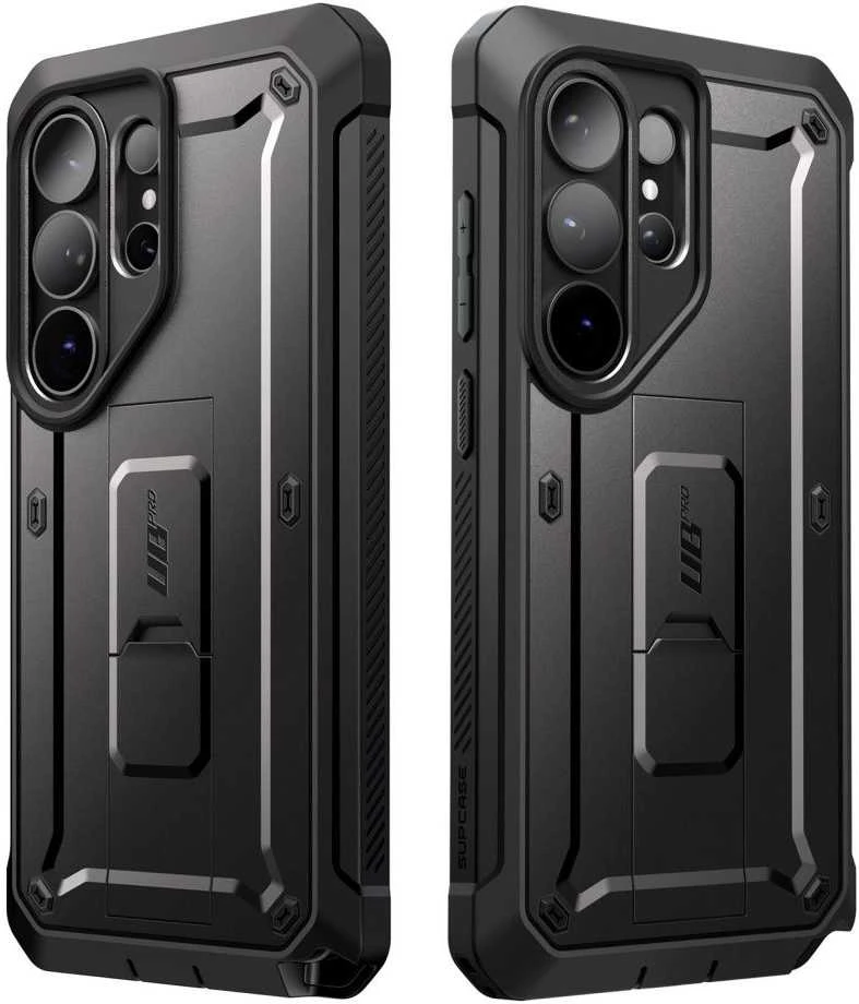 SupCase Unicorn Beetle Pro & apsauginis stiklas 2-pack Samsung Galaxy S26 Ultra dėklas juodos spalvos