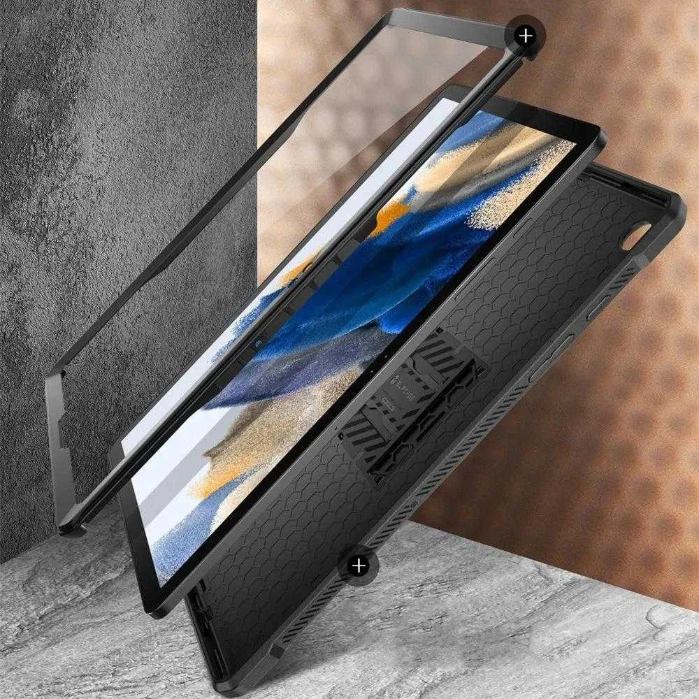 Supcase Unicorn Beetle Pro dėklas skirtas Samsung Galaxy Tab A9+ 11.0 X210 / X215 / X216 – juodos spalvos