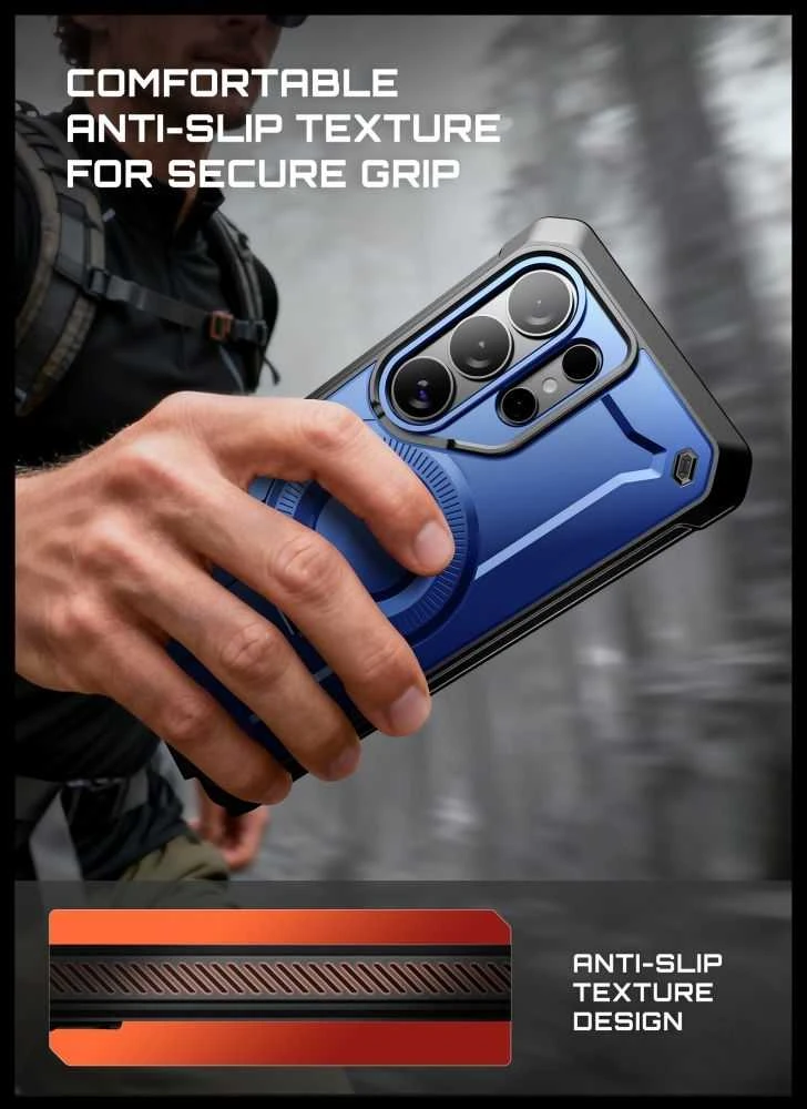 „SupCase Unicorn Beetle Pro MAG MagSafe 2“ dėklas Samsung Galaxy S26 Ultra dėklas Cobalt