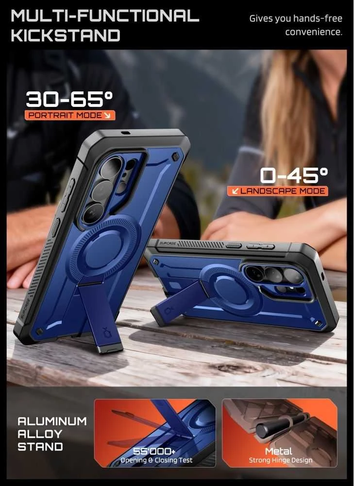„SupCase Unicorn Beetle Pro MAG MagSafe 2“ dėklas Samsung Galaxy S26 Ultra dėklas Cobalt