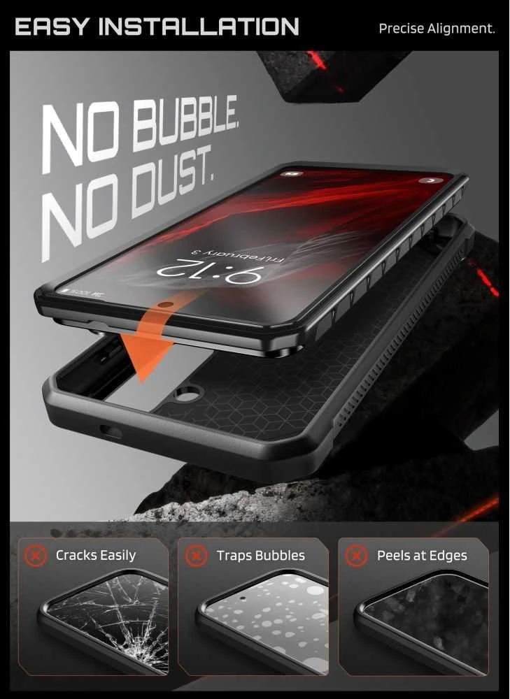 SupCase Unicorn Beetle Pro MAG MagSafe 2-set Samsung Galaxy S26 dėklas juodos spalvos