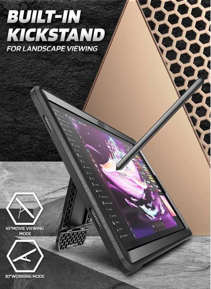 SupCase Unicorn Beetle Pro Samsung Galaxy Tab A11+ Plus 11.0 X230 / X235 / X236 dėklas juodos spalvos
