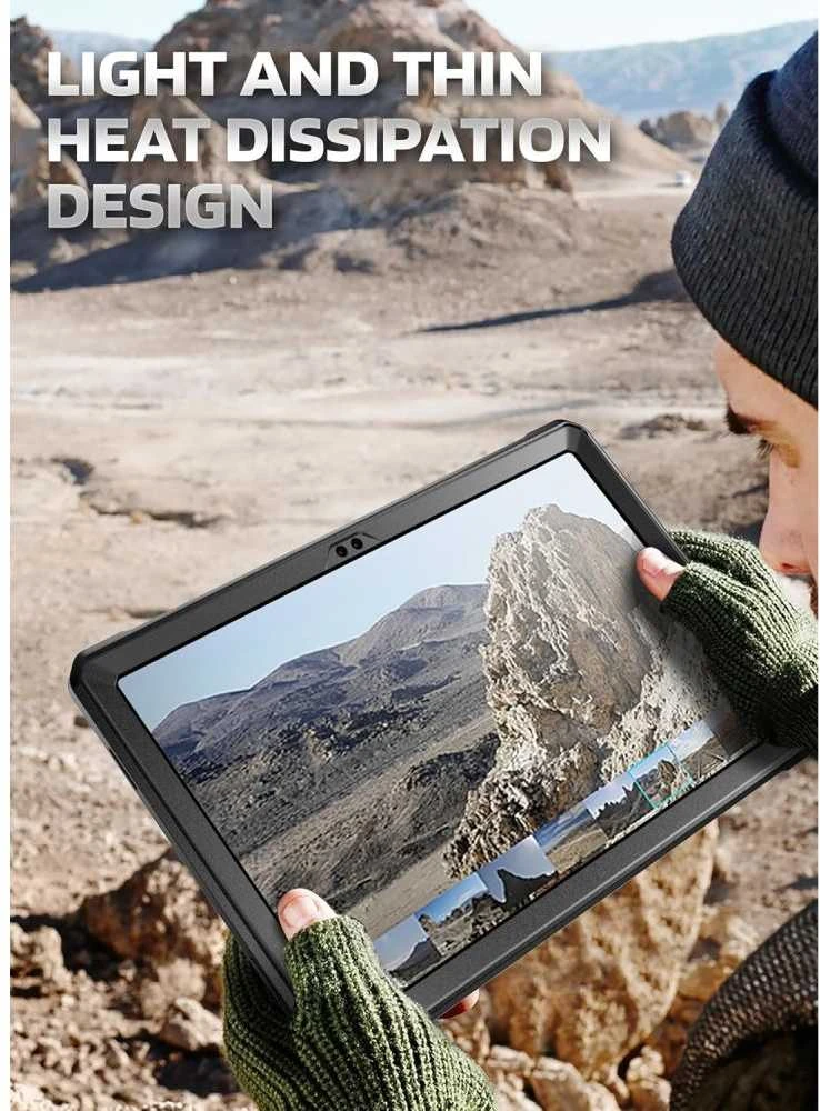 SupCase Unicorn Beetle Pro Samsung Galaxy Tab A11+ Plus 11.0 X230 / X235 / X236 dėklas juodos spalvos