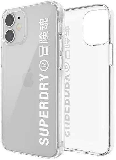 SuperDry Snap Apple iPhone 12 mini Skaidrus dėklas telefonui baltos spalvos 42593