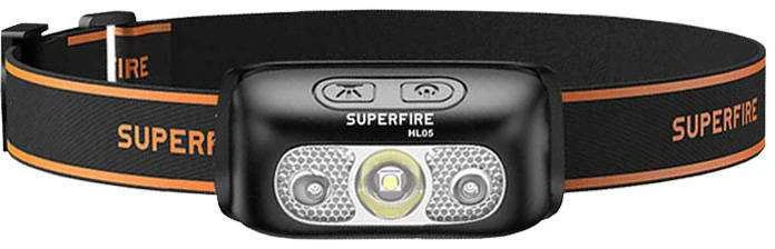 Superfire HL05-D priekinis žibintas 110lm USB