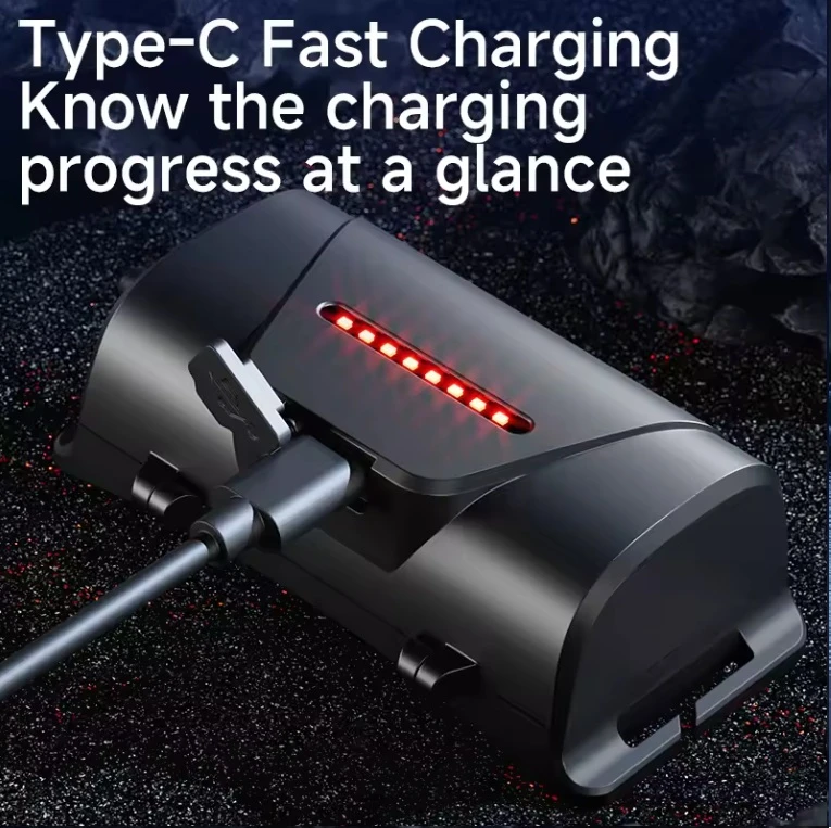 Superfire Žibintuvėlis ant galvos, 15W 550lm fokusuojamas, įkraunamas USB-C, šiltai balta šviesa