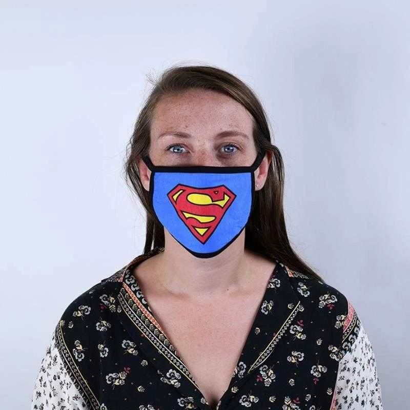Paladone Superman (Logo) apsauginė veido kaukė 2vnt