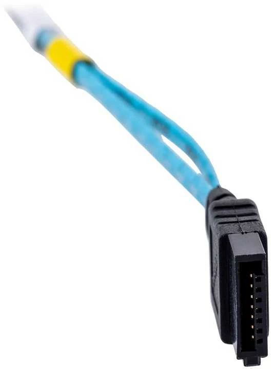 Supermicro 4 x Round SATA cable 0.56 m Juodas, Mėlyna, Baltas