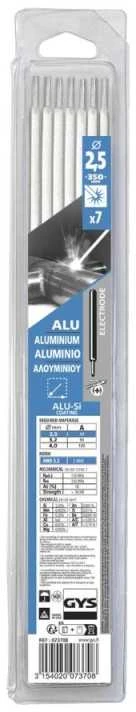 Suvirinimo elektrodai aliuminiui GYS 4043 2,5 mm, 7 vnt.