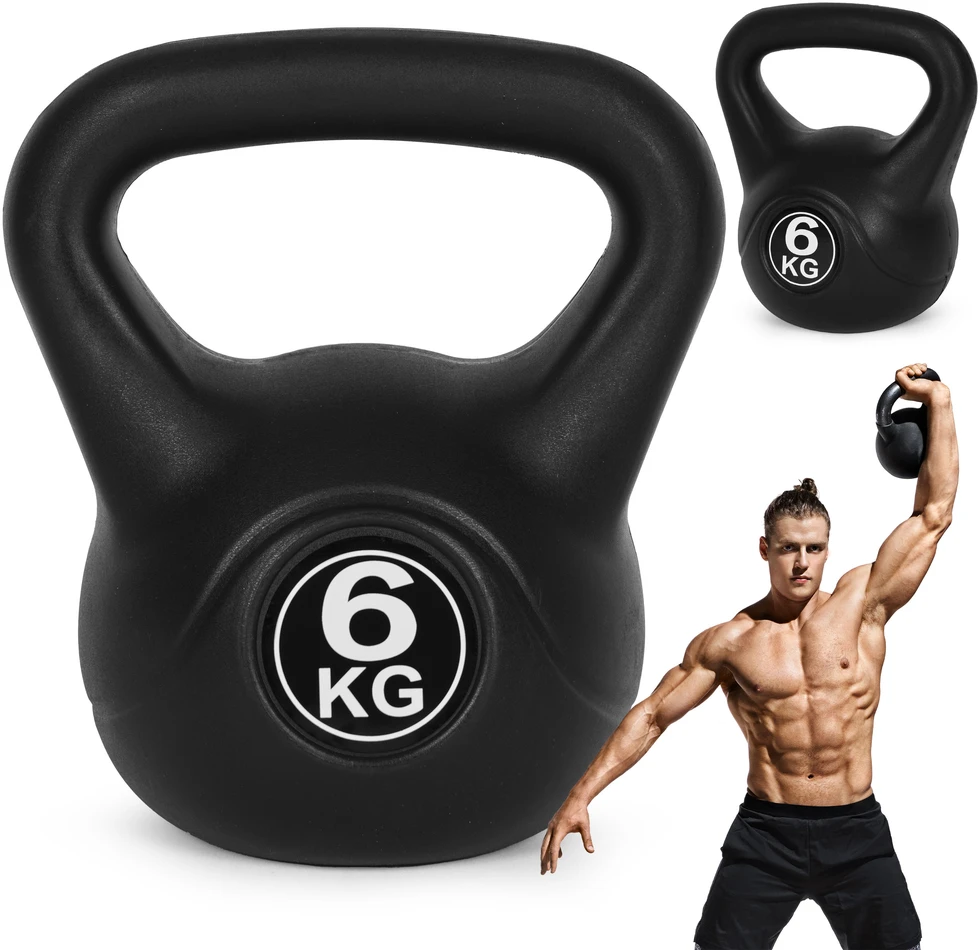 Kettlebell 6kg, treniruoklis, hantelis, svarmuo, ModernHome