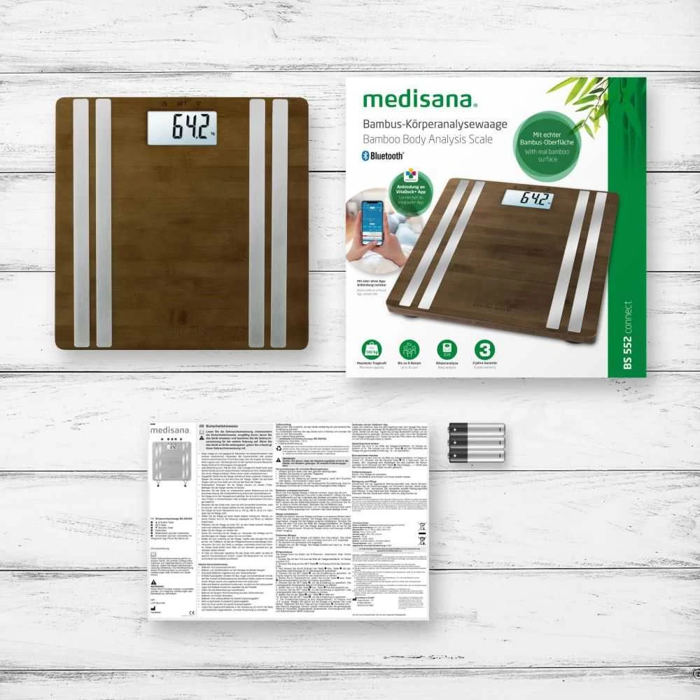 Svarstyklės - Medisana BS 552 (Bambukas)