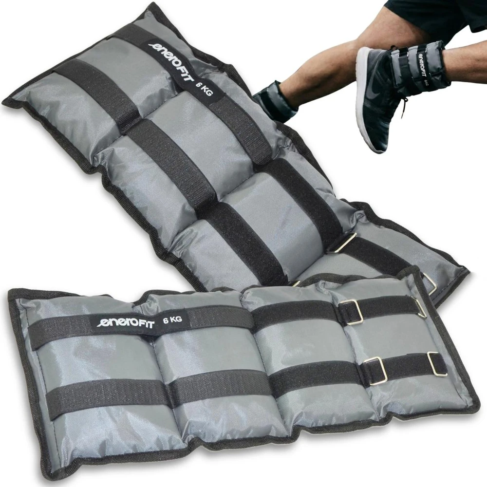 Enero Rankų ir kojų svoriai EB Fit, 12kg (2x6kg), pilki