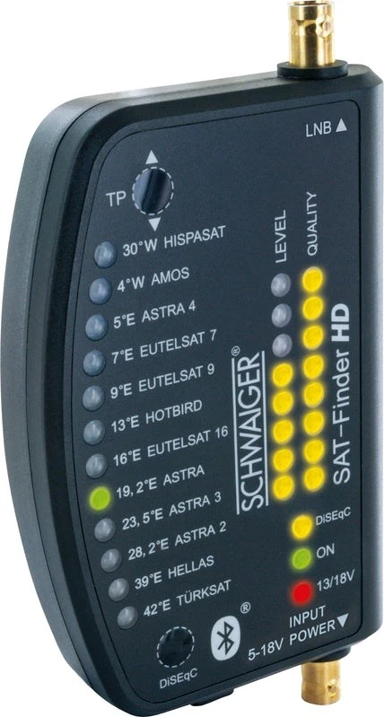 SWG Schwaiger SF9003BT palydovų ieškiklis 950 – 2150 MHz Skaitmeninis 1 vnt