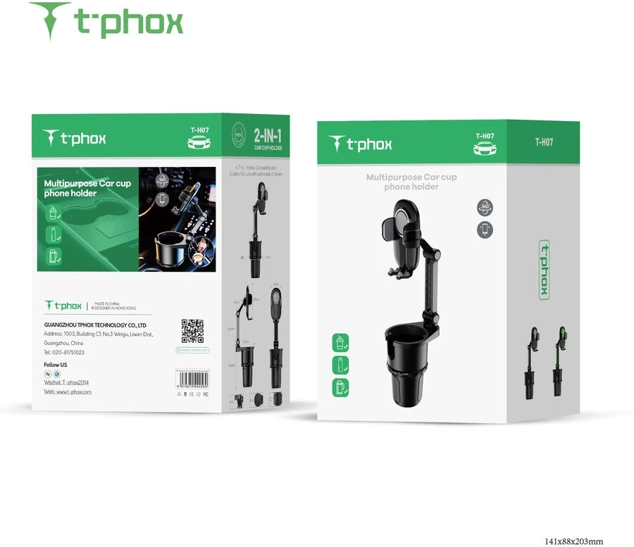T-PHOX AUTOMOBILINIS LAIKIKLIS TH-07 SU PUODELIO LAIKIKLIU Juodas
