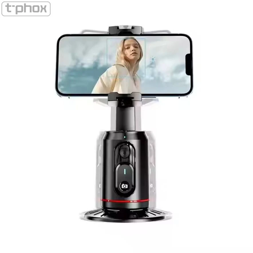 T-PHOX ICIRCLE GIMBAL/TRIKOJIS SU AI VEIDO SEKIMO FUNKCIJA 360° Juodas LAIKIKLIS