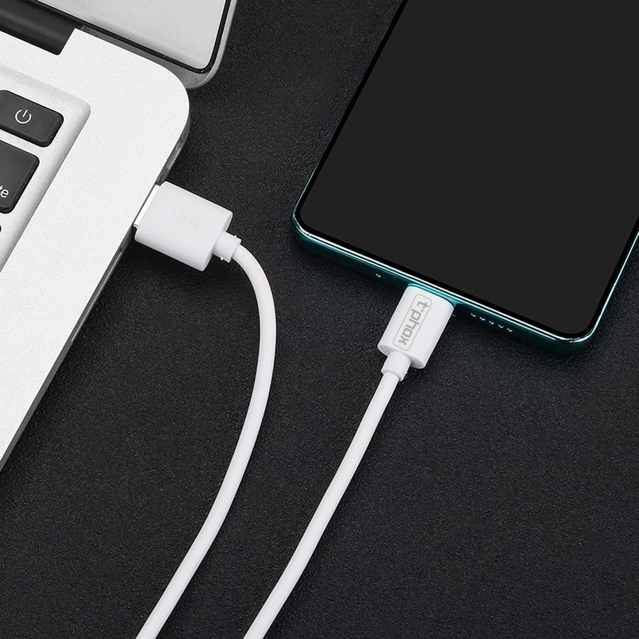 T-PHOX LAIDAS EXCEED USB-C Baltas 1M