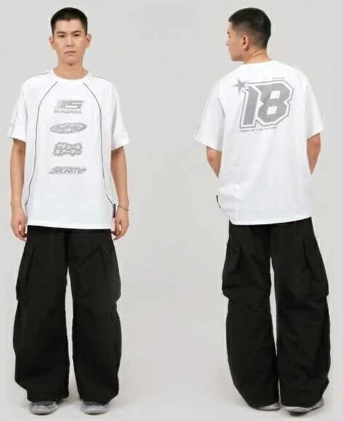 T-shirt Skinarma Delta XL baltos spalvos