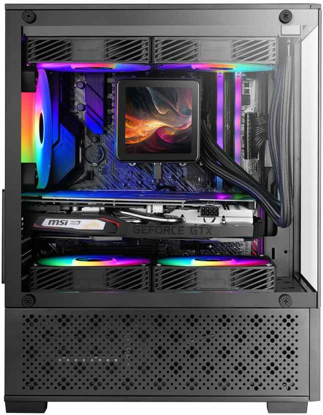 Tacens Mars Gaming MC-SE2 Mini Tower Juodas