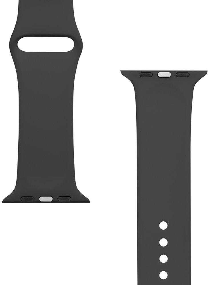 Tactical Išmaniojo laikrodžio Apple silikoninis dirželis, Juodos spalvos, 42/44/45mm