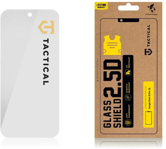 Tactical Apsauginis stiklas Shield 2.5D skirtas Google Pixel 10 Pro XL Clear