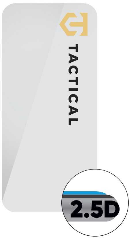 Tactical apsauginis stiklas Shield 2.5D skirtas Xiaomi Redmi Note 9 skaidrus