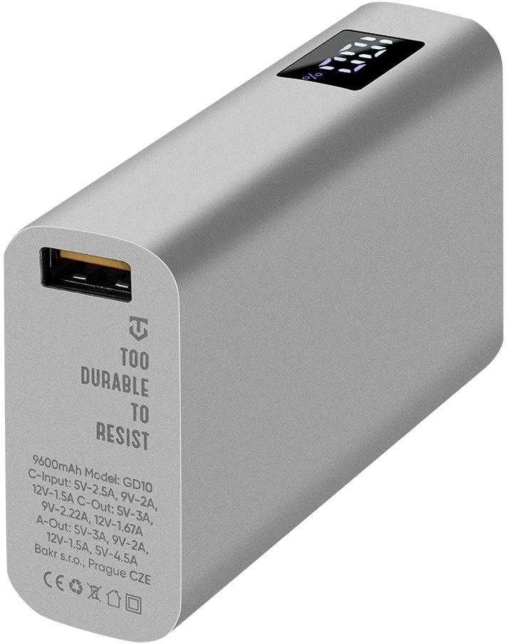 Tactical EDC Brick 9600mAh Raw PoweBank – atsarginis maitinimo šaltinis su sparčiu įkrovimu