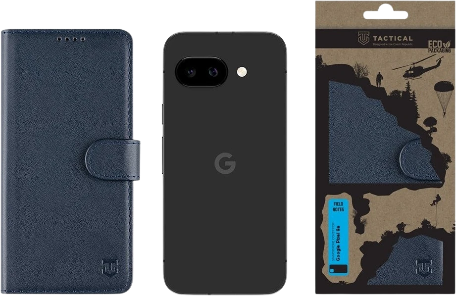 Tactical Field Notes dėklas ksirtas Google Pixel 9a Mėlyna