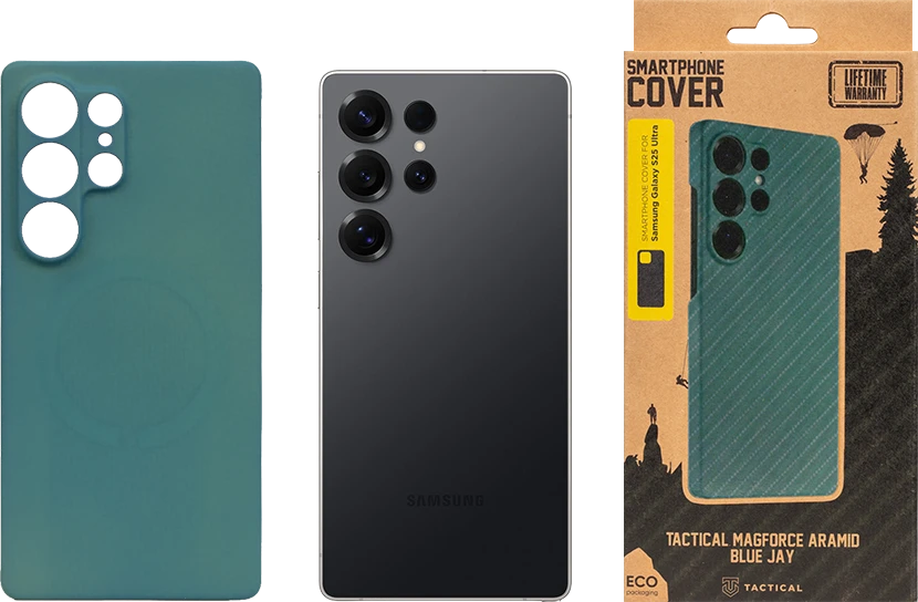 Tactical MagForce Aramid dėklas skirtas Samsung Galaxy S25 Ultra Mėlyna Jay