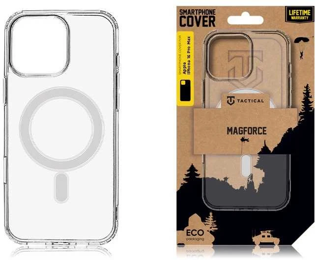 Tactical MagForce dėklas skirtas telefonui Apple iPhone 16 Pro Max skaidrus