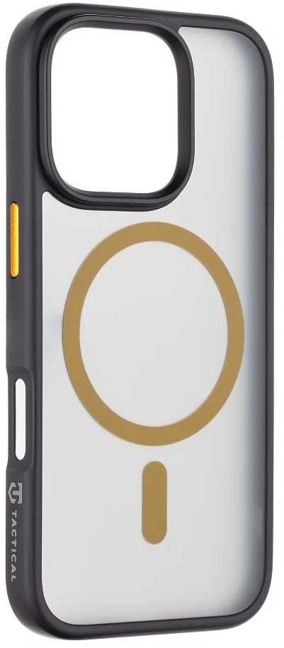 Tactical MagForce Hyperstealth 2.0 dėklas telefonui Apple iPhone 16 Pro juodos ir geltonos spalvos