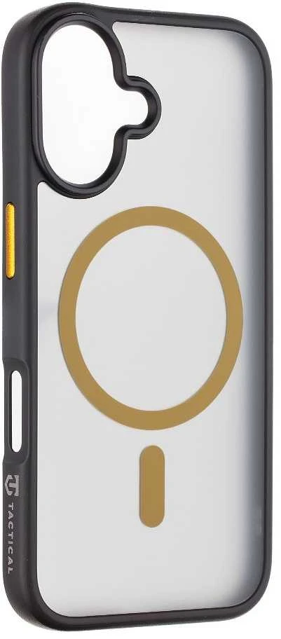 Tactical MagForce Hyperstealth 2.0 dėklas telefonui Apple iPhone 16 juodos ir geltonos spalvos