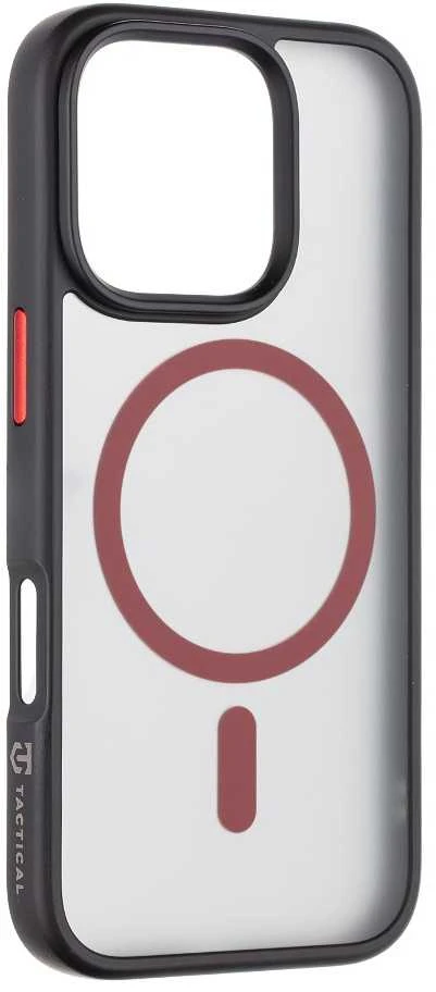 Tactical MagForce Hyperstealth 2.0 dėklas telefonui Apple iPhone 16 Pro juodos ir raudonos spalvos