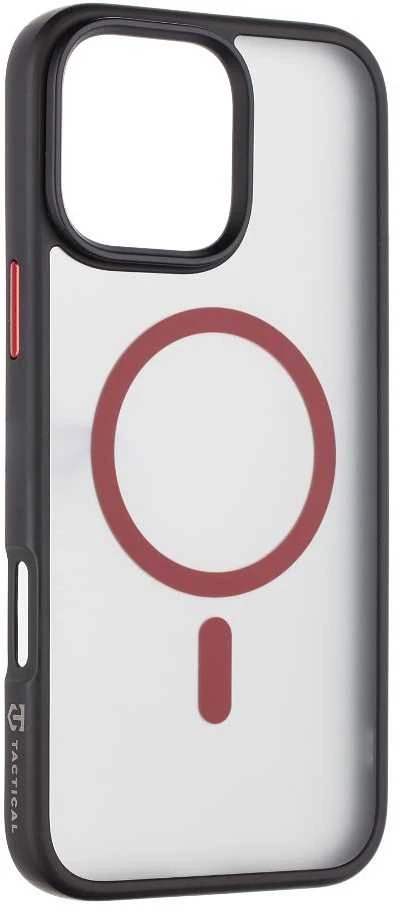 Tactical MagForce Hyperstealth 2.0 dėklas telefonui skirtas Apple iPhone 16 Pro Max juodos ir raudonos spalvos