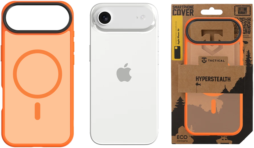 Tactical MagForce Hyperstealth dėklas skirtas Apple iPhone Air Agent oranžinės spalvos
