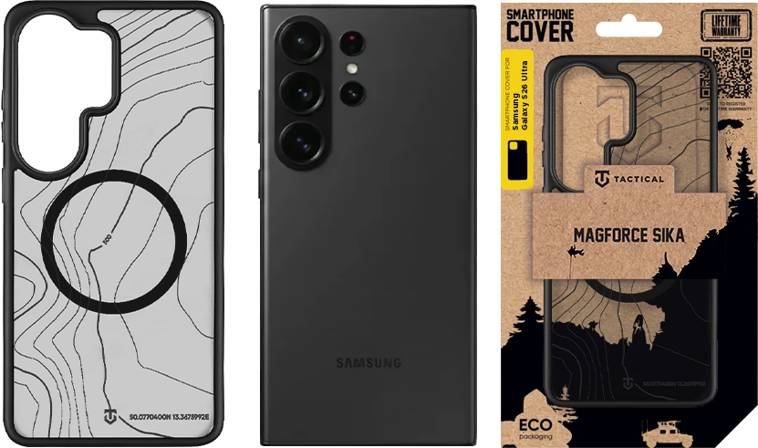 Tactical MagForce Hyperstealth Sika dėklas skirtas Samsung Galaxy S26 Ultra Asphalt