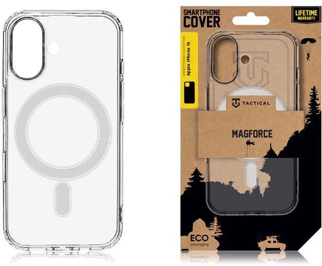 Dėklas Tactical MagForce skirtas telefonui Apple iPhone 16 skaidrus