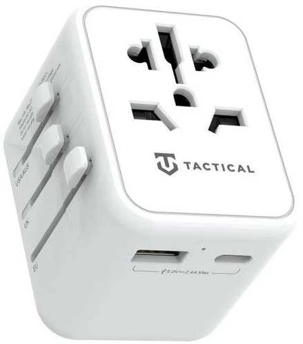 Tactical PTP Kelioninis įkroviklis baltos spalvos