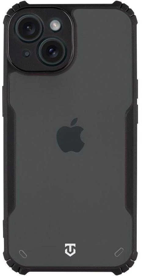 Dėklas Tactical Quantum Stealth dangtelis, skirtas Apple iPhone 15 skaidrus/juodas