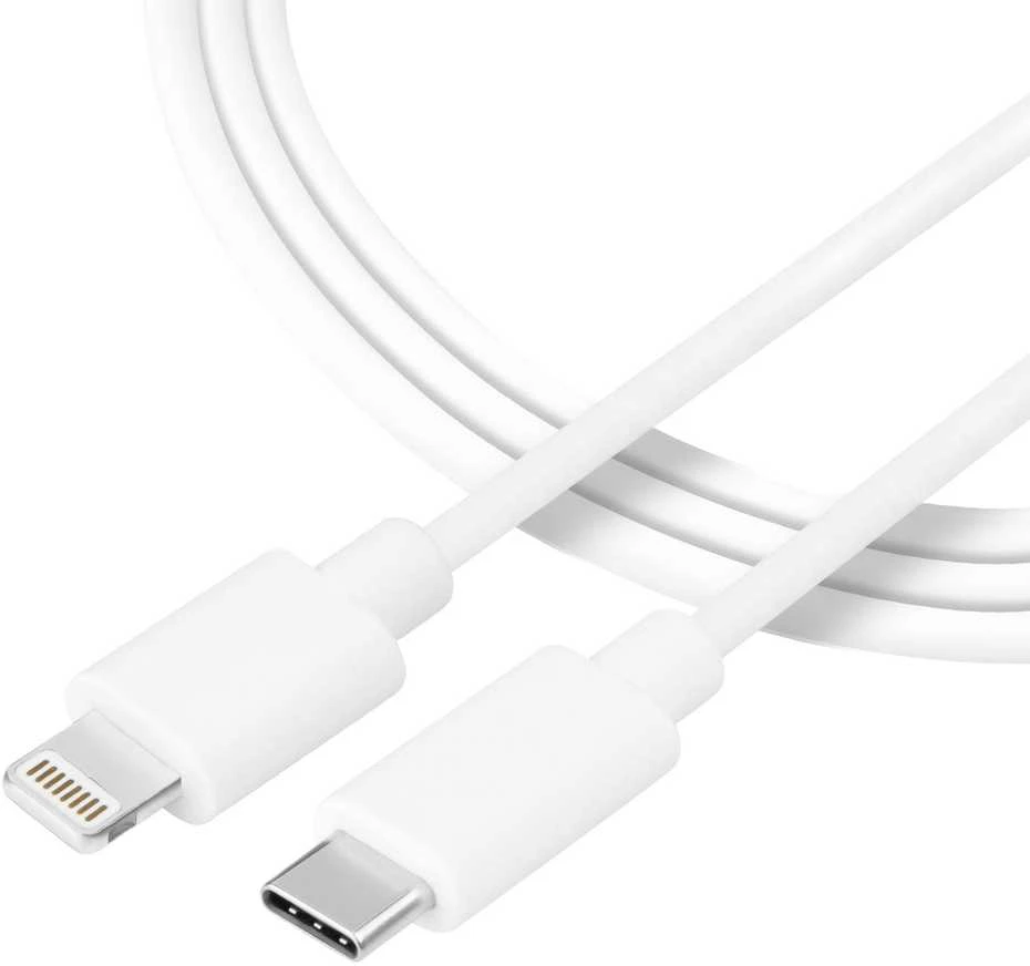 Tactical Smooth Thread kabelis USB-C/Lightning 0.3m baltos spalvos