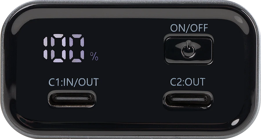 Tactical Squad Company Powerbank 30W 10000 mAh – greitas įkrovimas, aliuminis