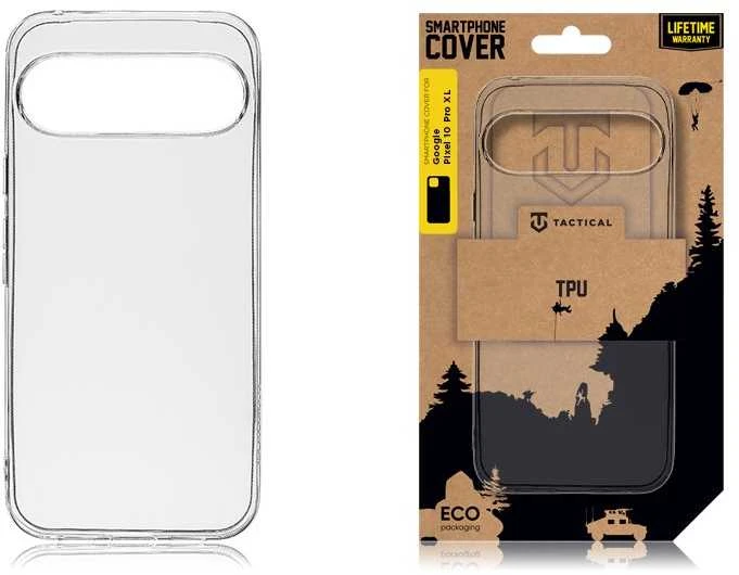 Tactical TPU dėklas skirtas Google Pixel 10 Pro XL skaidrus