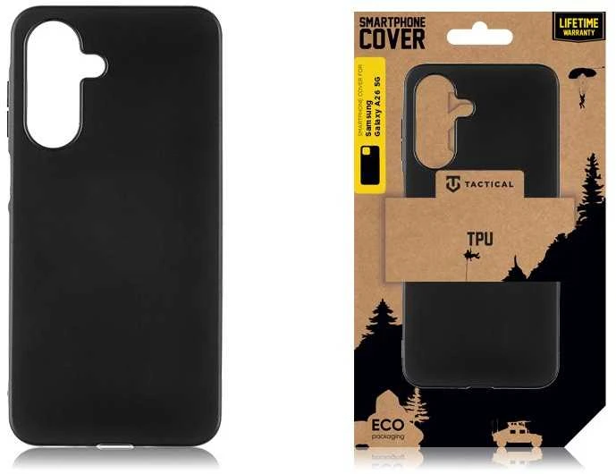 Tactical TPU dėklas skirtas Samsung Galaxy A26 5G juodos spalvos