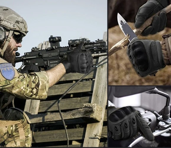Tactical pirštinės XL- juodas Trizand 21770