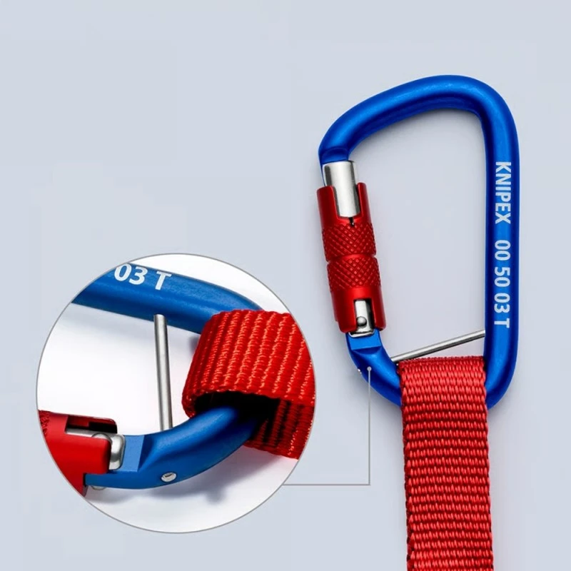 Tamprus laikiklis įrankiui su karabinu KNIPEX 6kg