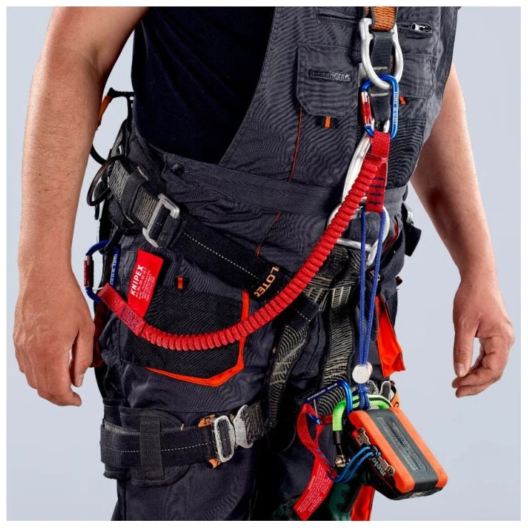 Tamprus laikiklis įrankiui su karabinu KNIPEX 6kg