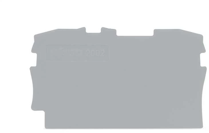 Tarpinė ir galinė plokštelė 2002-1291 Wago gnybtams
