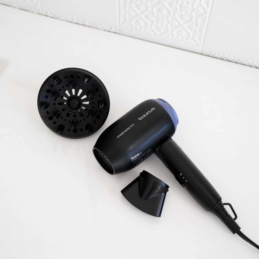 Taurus Studio Glow 1500 plaukų džiovintuvas 1400 W Juodas