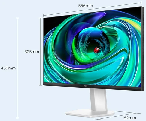 Monitorius - TCL 25G54, 700 × 135 × 420 mm, baltas