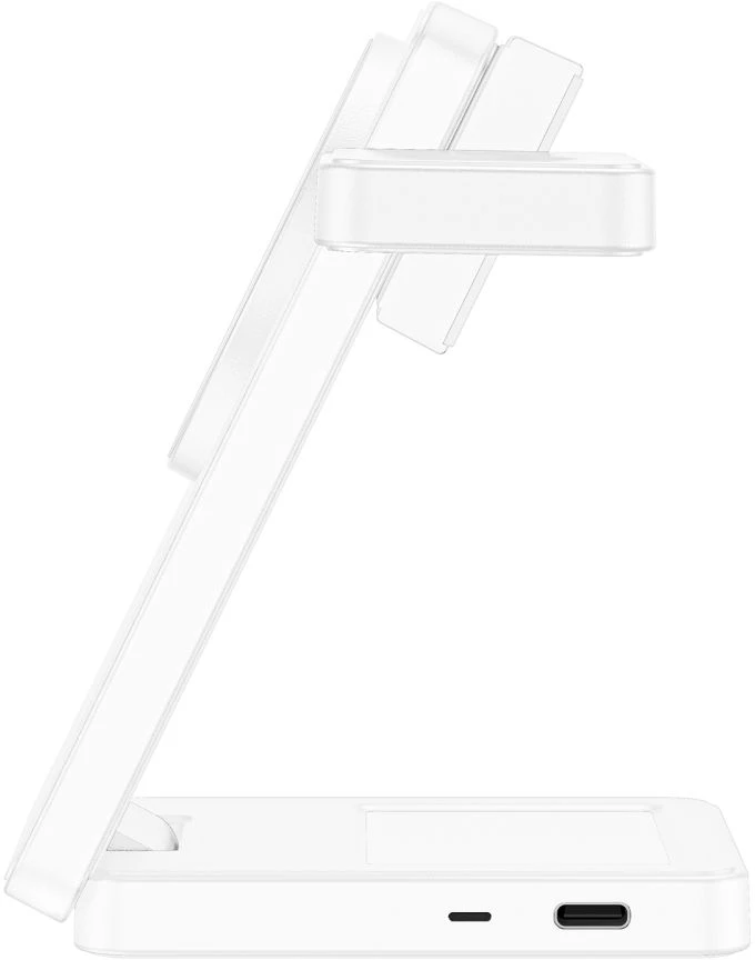 Tech-Protect A56 3IN1 MAGNETINIS MagSafe BELAIDIS ĮKROVIKLIS 25W QI2.2 Baltas