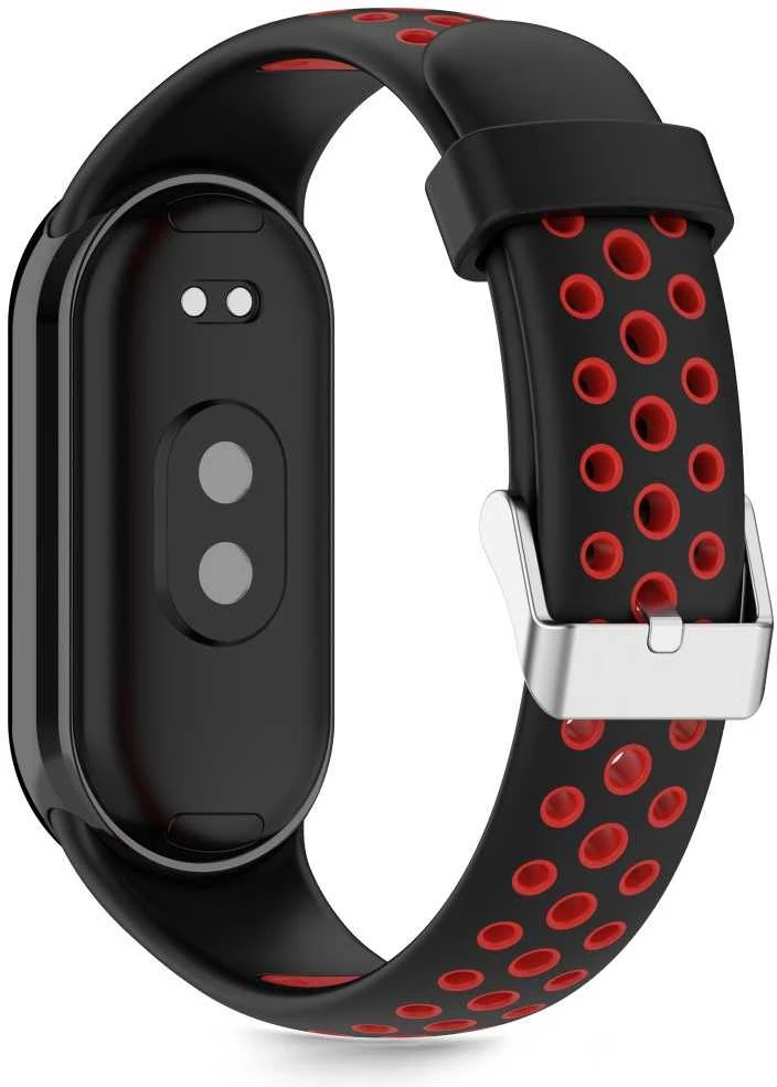 Tech-Protect apyrankė IconBand Air Xiaomi Smart Band 8 / 9 / 10 / NFC juodos spalvos/raudonos spalvos